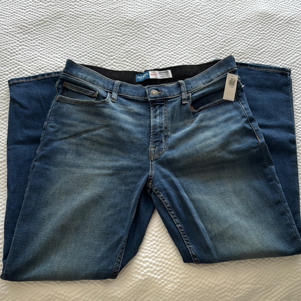 Old Navy Blue Relaxed Jeans Classic Denim